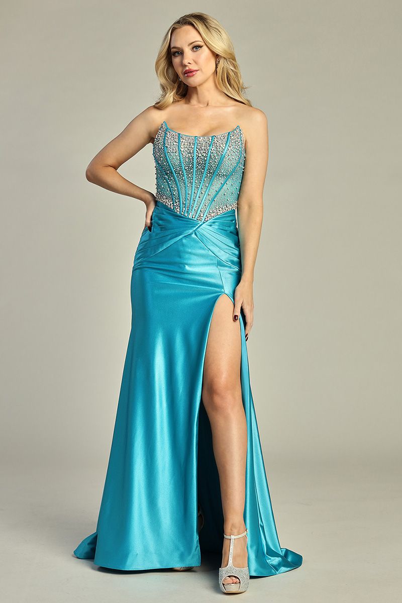 THE PERFECT DRESS FOR PROM OR ANY FORMAL OCCASION 7995L BY LET'S CORPORATION