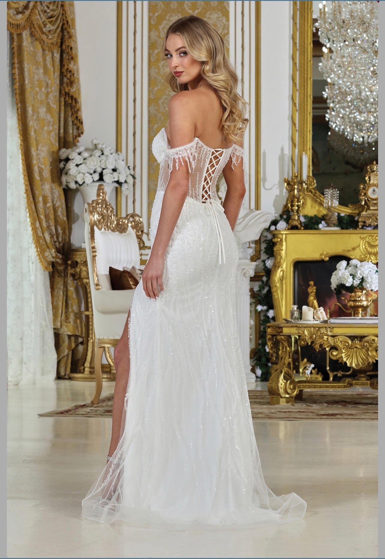 Beautiful dress perfect for your special moment. 3238-01 BY ADORA DESIGN