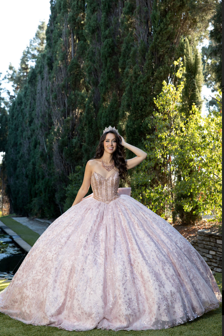 High Quality Glass beaded Quince Dress. PQ1080 by Bella Couture