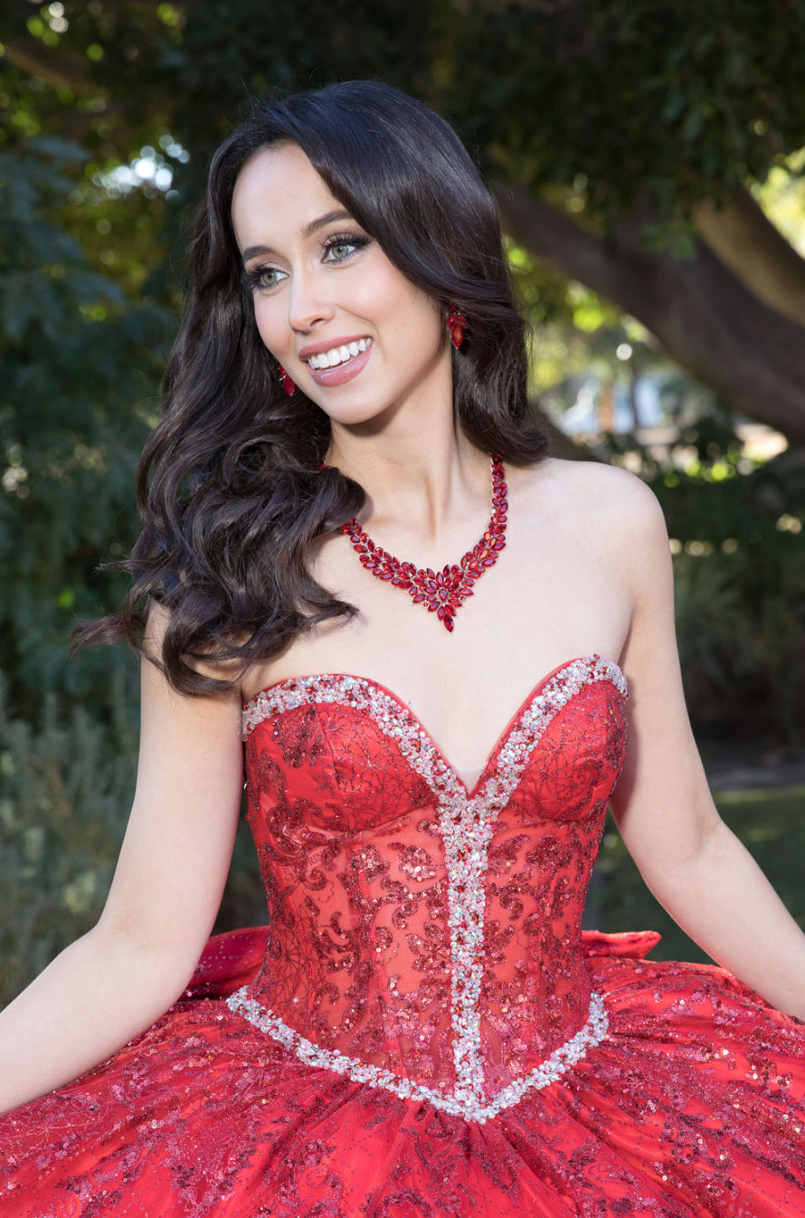 Sparkly Quince Dress. PQ1058 BY Bella Couture