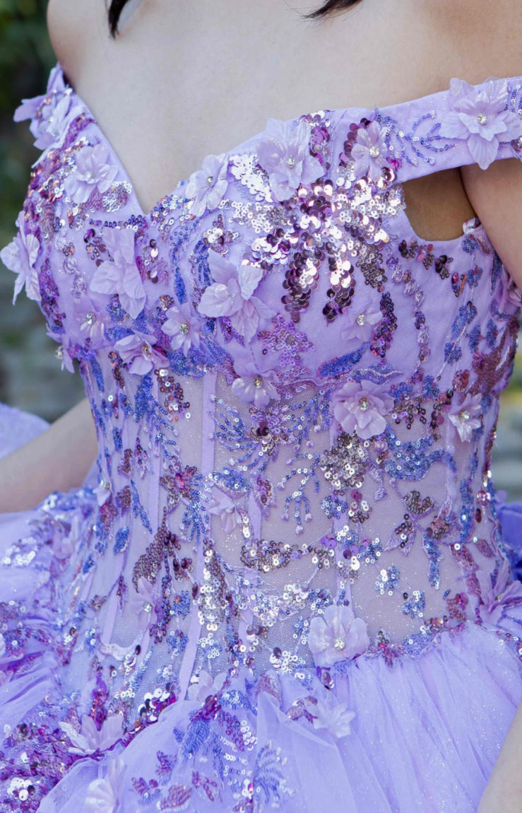 Elegant Quinceanera Dress. 8125J by Cinderella Couture