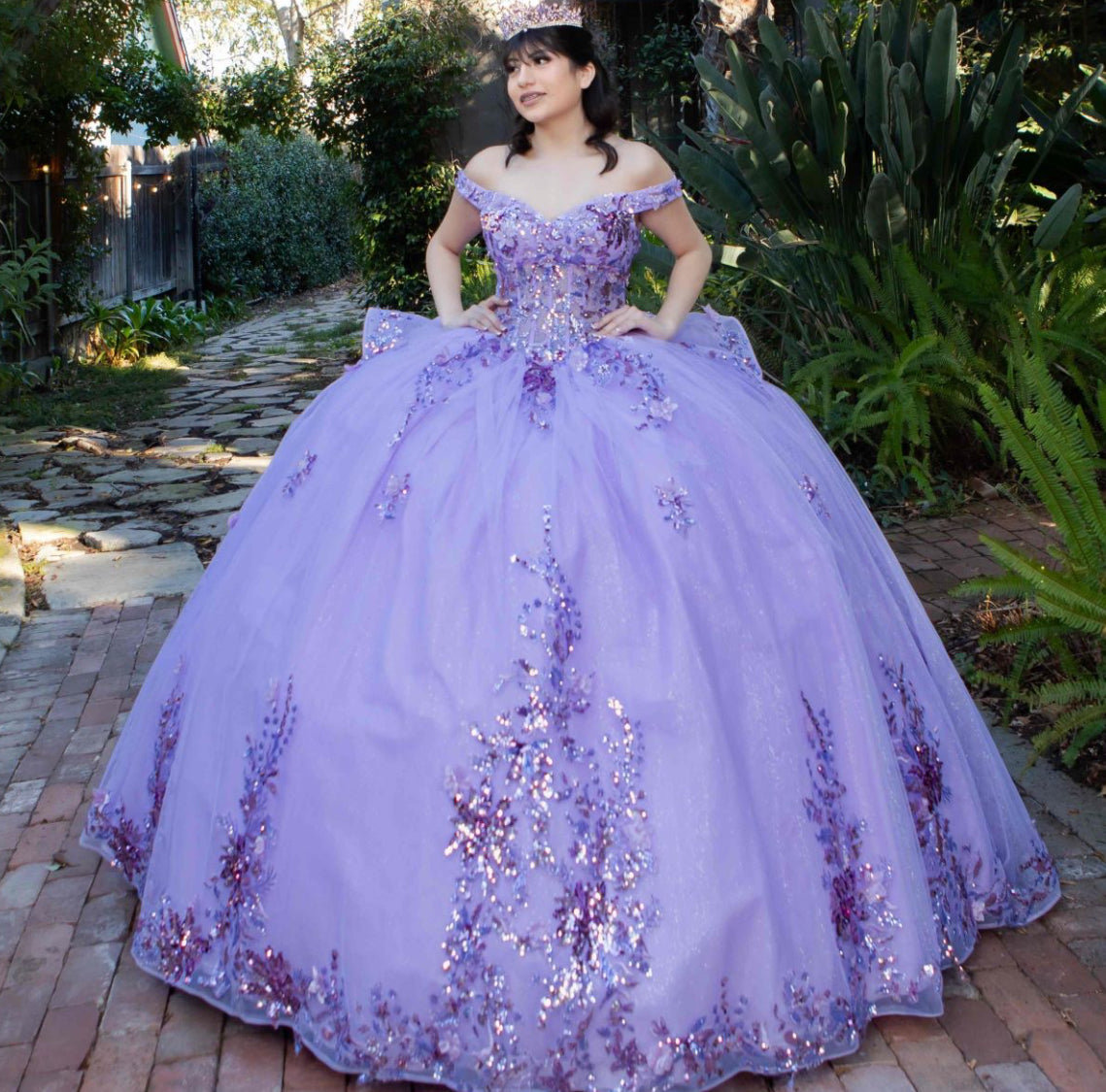 Elegant Quinceanera Dress. 8125J by Cinderella Couture