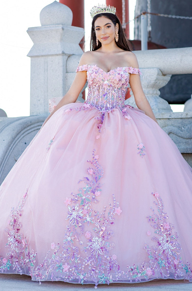 Elegant Quinceanera Dress. 8125J by Cinderella Couture