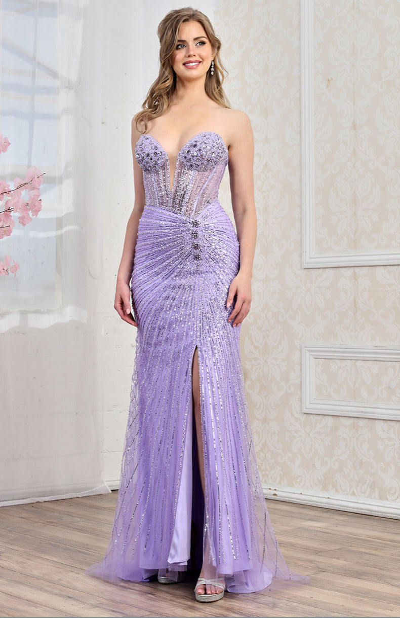 Mermaid silhouette dress waiting for you 3306 BY ADORA DESIGN