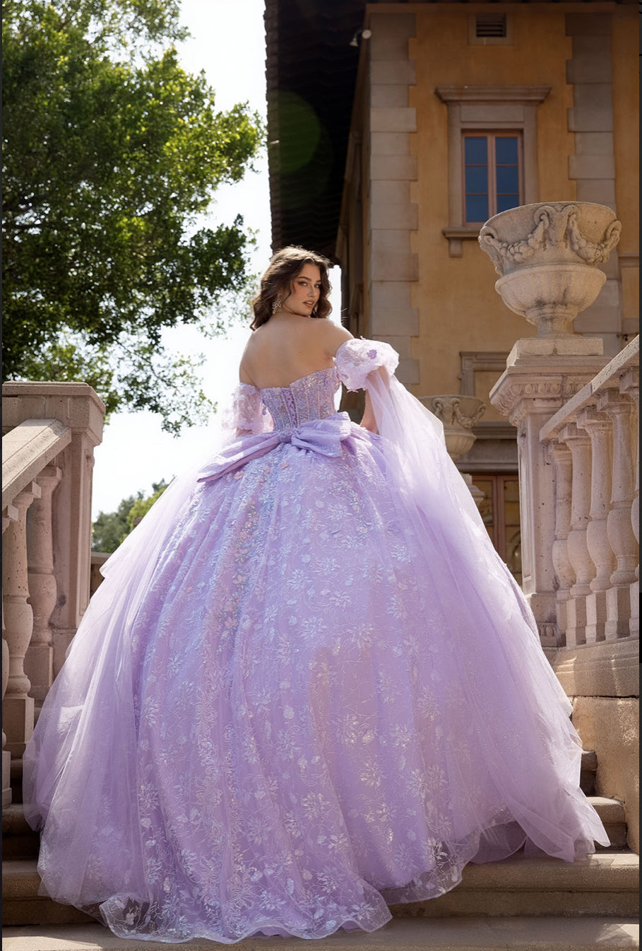 Multi-Colored Blossom Quinceanera Dream. PQ1084 BY BELLA COUTURE