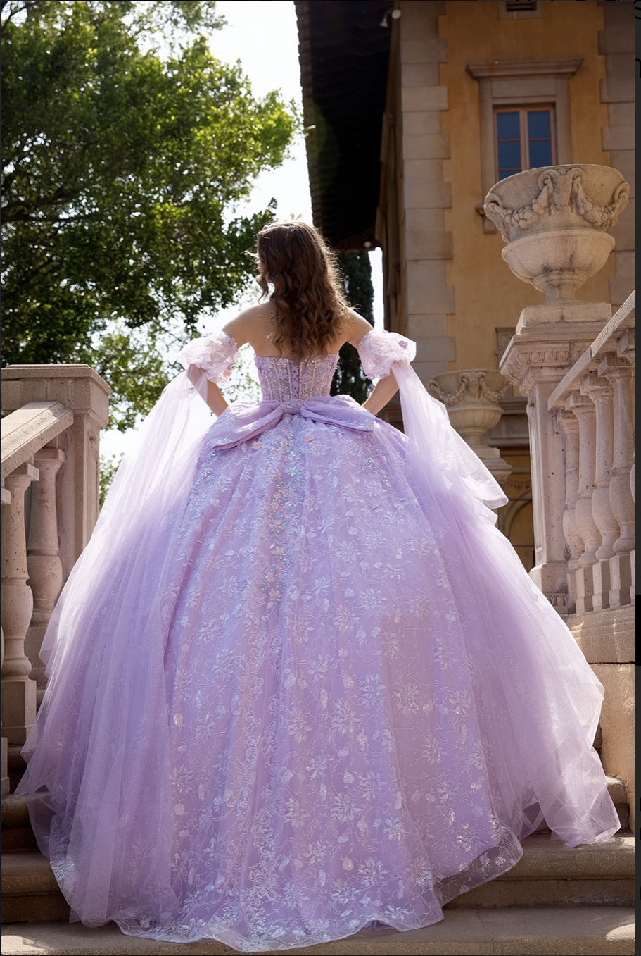 Multi-Colored Blossom Quinceanera Dream. PQ1084 BY BELLA COUTURE