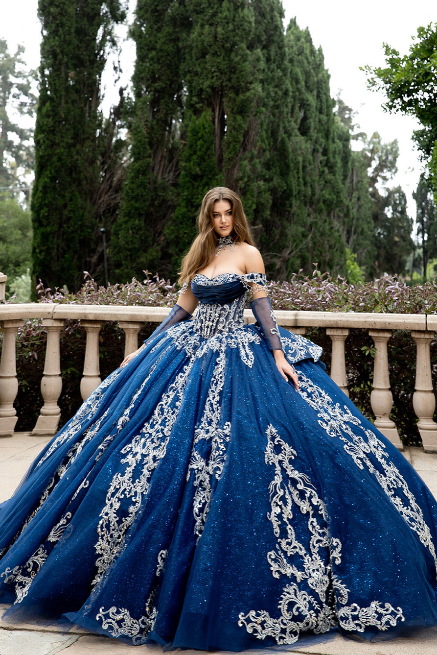 Sparkle Enchantment Quince Dress. PQ1086 BY BELLA COUTURE
