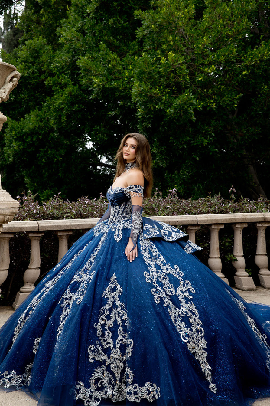 Sparkle Enchantment Quince Dress. PQ1086 BY BELLA COUTURE