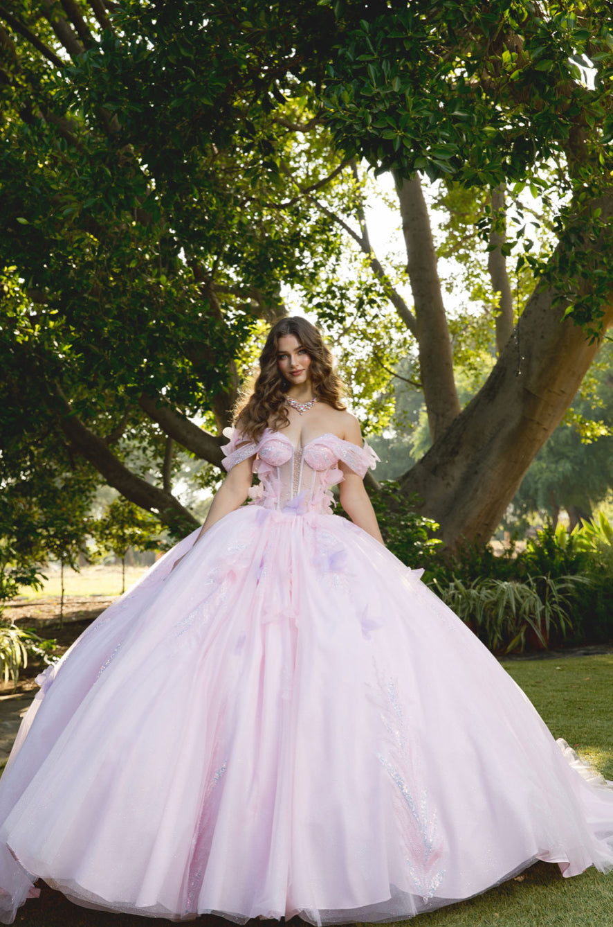 Shimmering Quince Sweetness. PQ1088 by Bella Couture