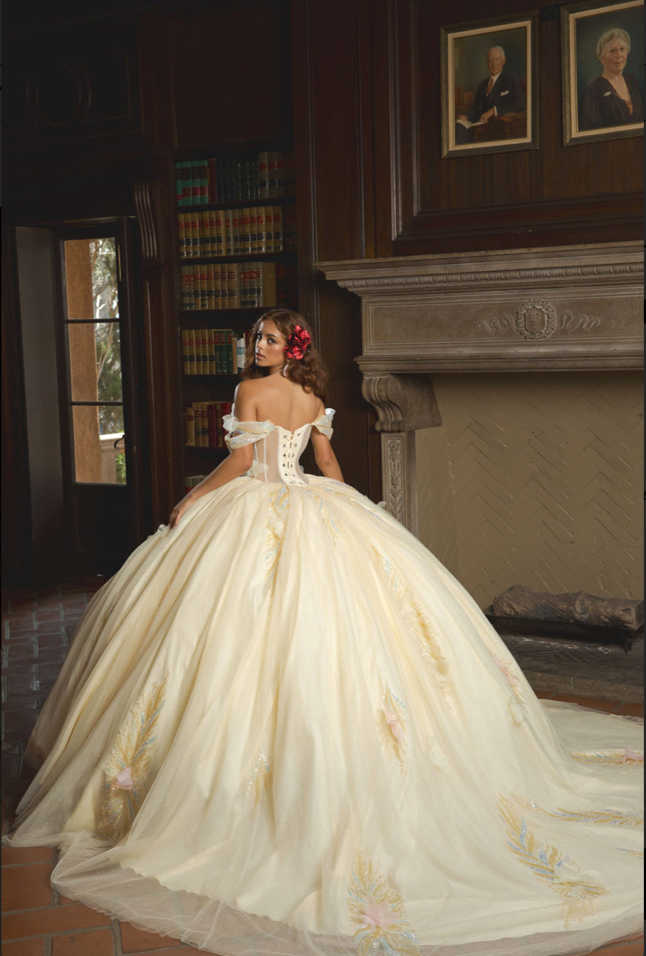 Shimmering Quince Sweetness. PQ1088 by Bella Couture