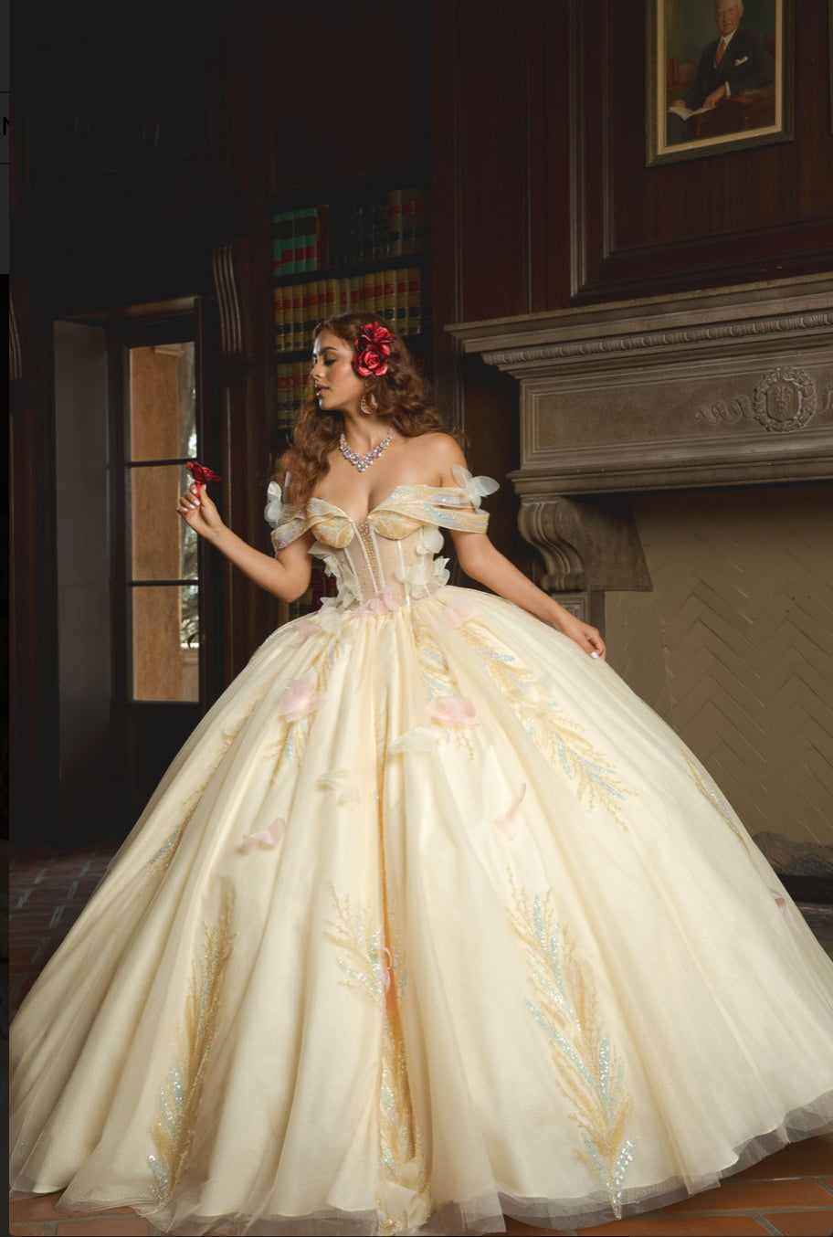 Shimmering Quince Sweetness. PQ1088 by Bella Couture