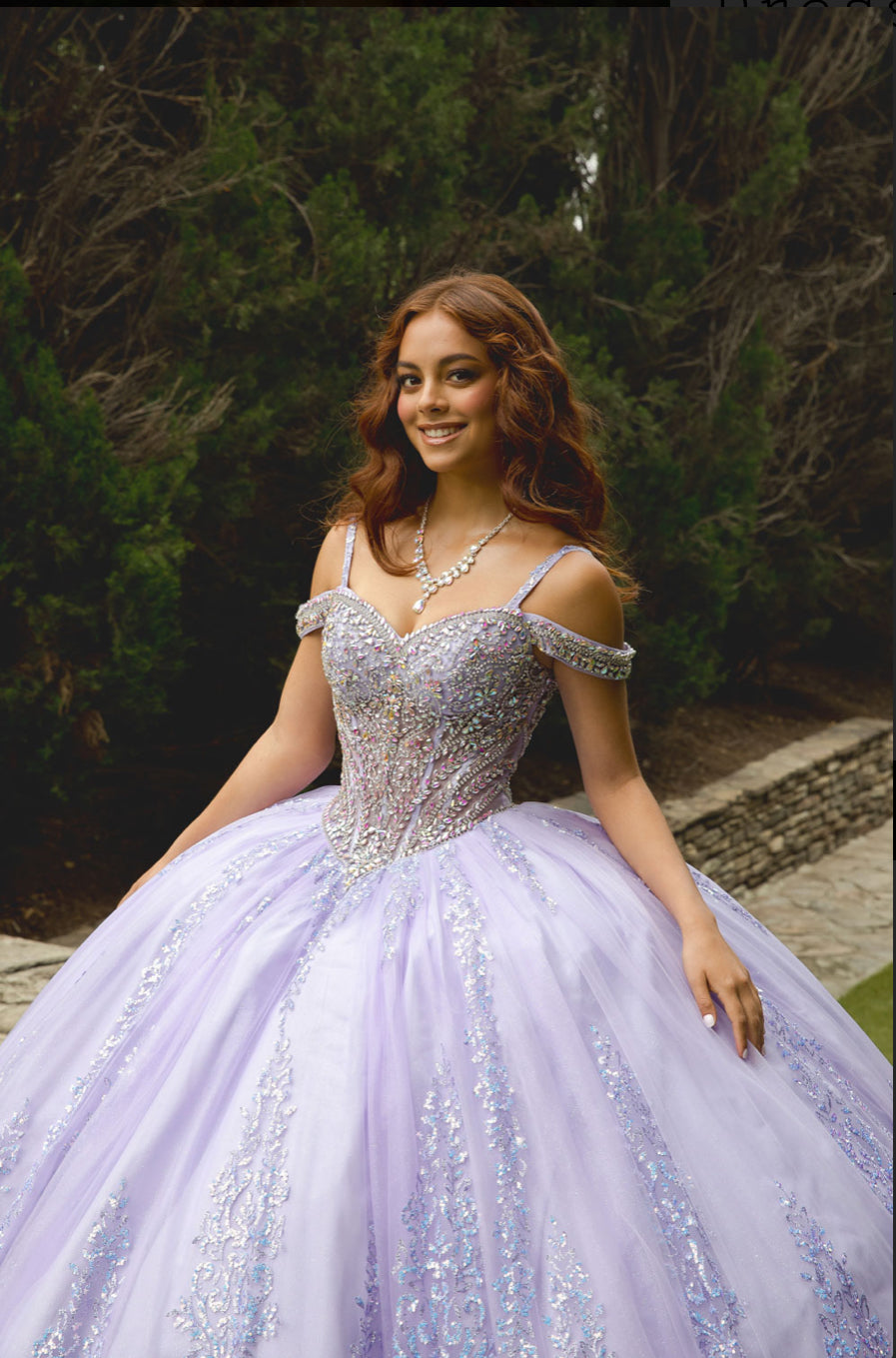 Platinum Quinceanera Dress. PQ1077 by Bella Couture