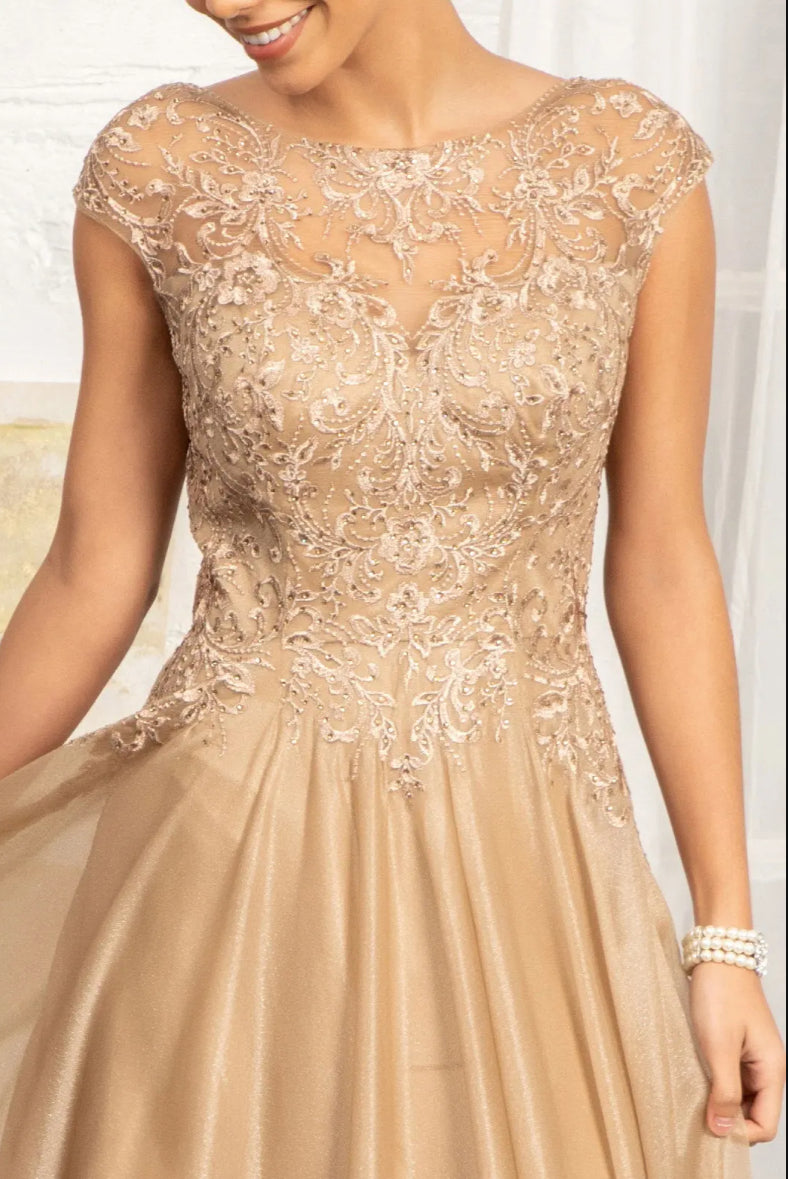 Beads Embellished Embroidered A-line Dress. GL3068 GLS BY ELIZABETH K