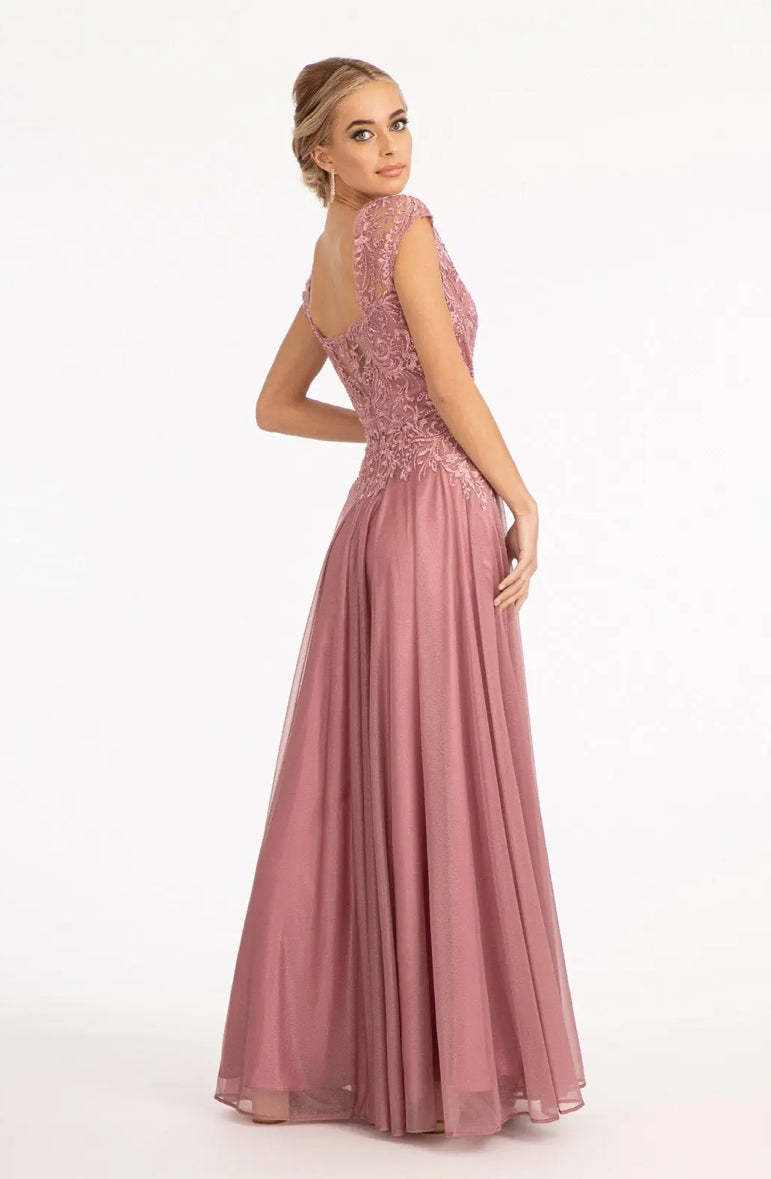 Beads Embellished Embroidered A-line Dress. GL3068 GLS BY ELIZABETH K
