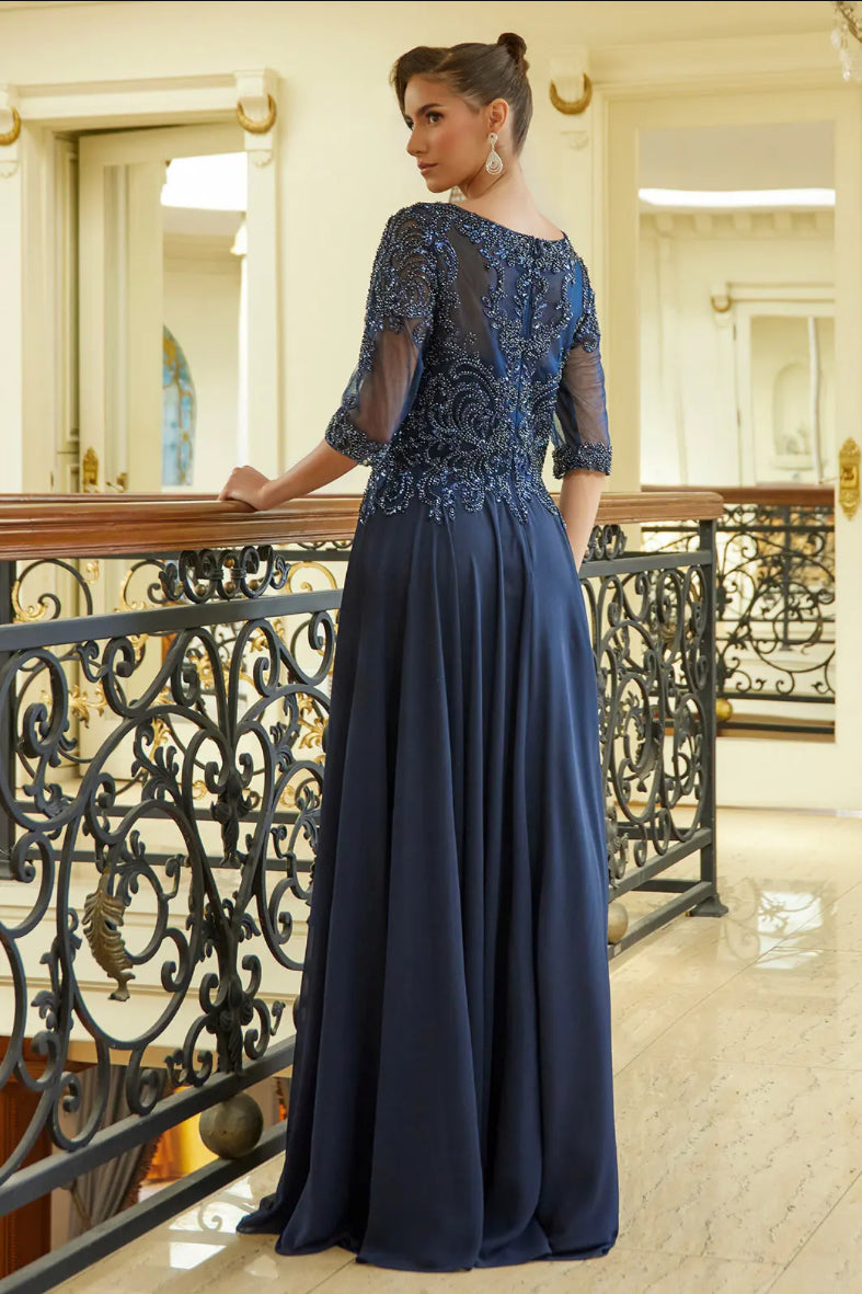 Embellished with beads, sequins, and metallic thread. GL3599 GLS ELIZABETH K