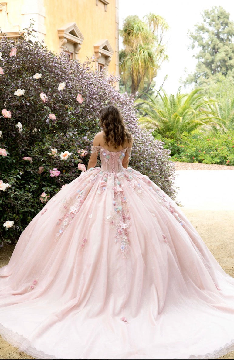 Colorful Bloom Quince Dress. PQ1096 BY BELLA COUTURE