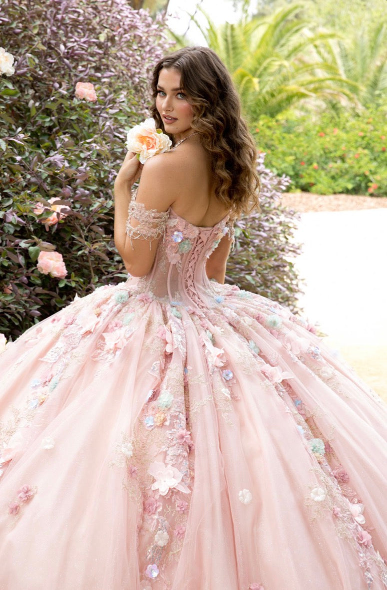 Colorful Bloom Quince Dress. PQ1096 BY BELLA COUTURE