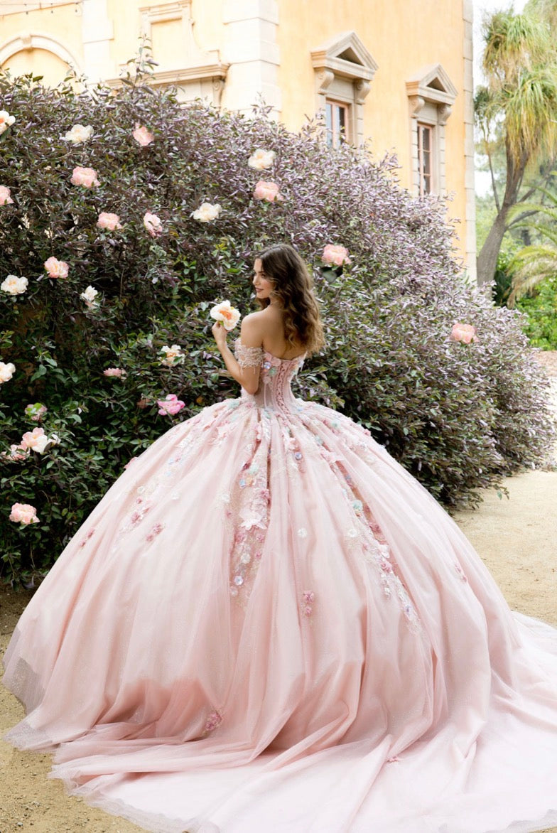 Colorful Bloom Quince Dress. PQ1096 BY BELLA COUTURE