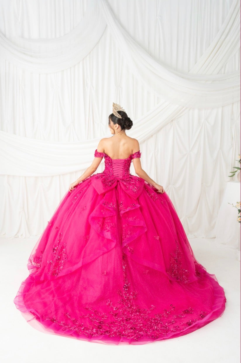 Off Shoulder Quinceanera Dress. 8111J by Cinderella Couture
