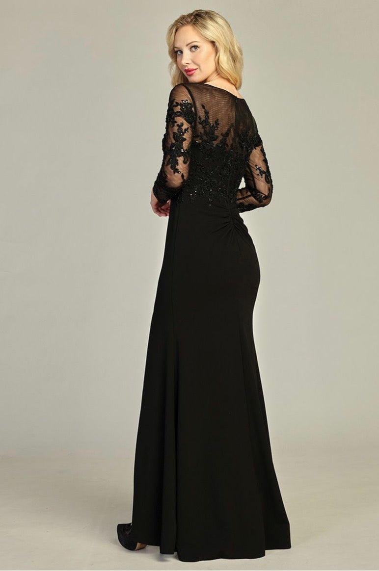 Long sleeves dress for your special event. 7903K BY LET´S CORP
