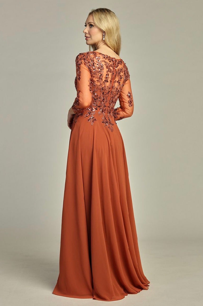 Embellished with beads, sequins. A-line skirt. 7905k BY LET´S CORP
