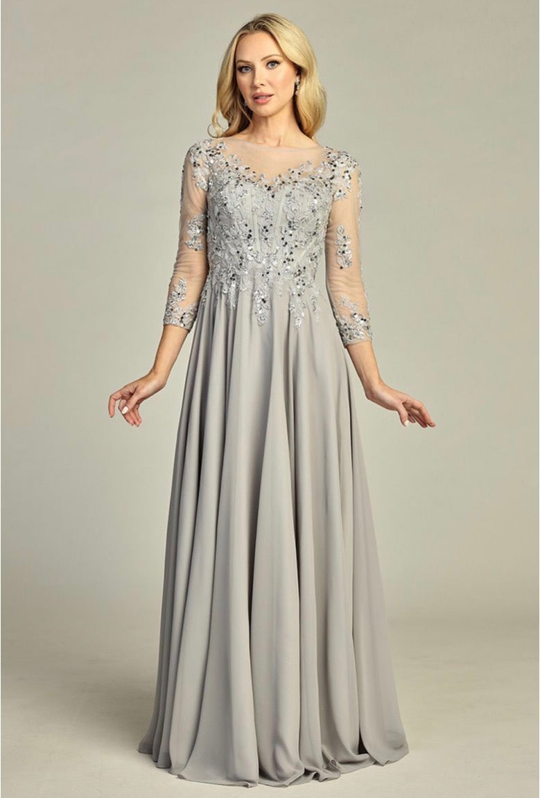 Embellished with beads, sequins. A-line skirt. 7905k BY LET´S CORP