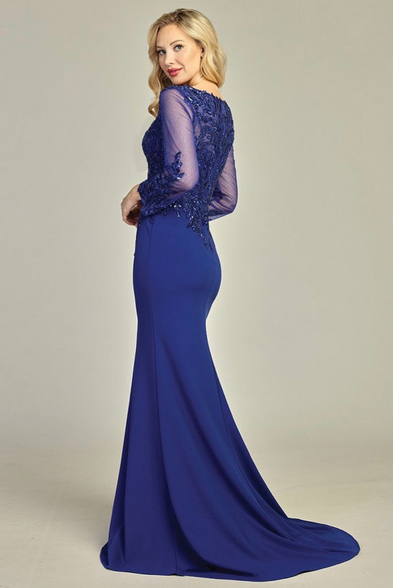 Long sleeves dress for your special event. 7935K BY LET´S CORP