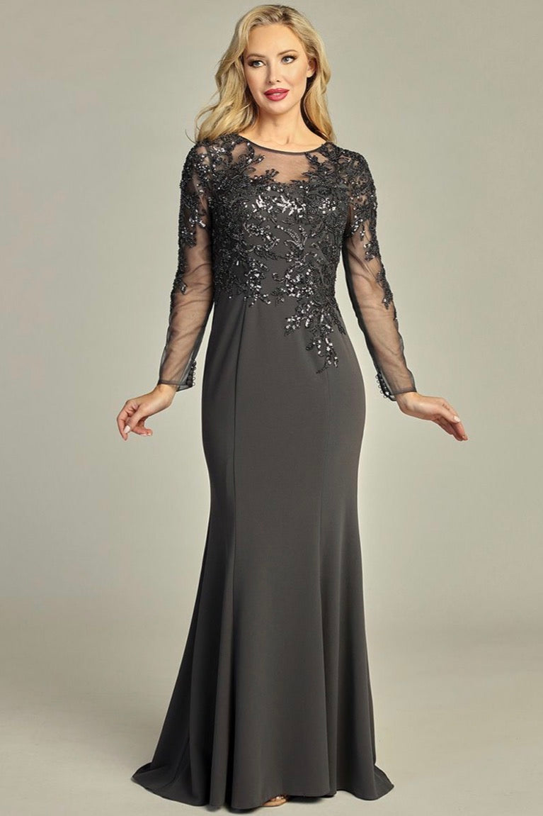 Long sleeves dress for your special event. 7969K BY LET´S CORP