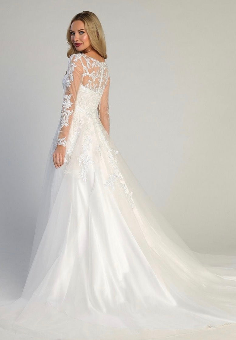 Embellished with beads, sequins. A-line skirt. 7889L BY LET´S CORP