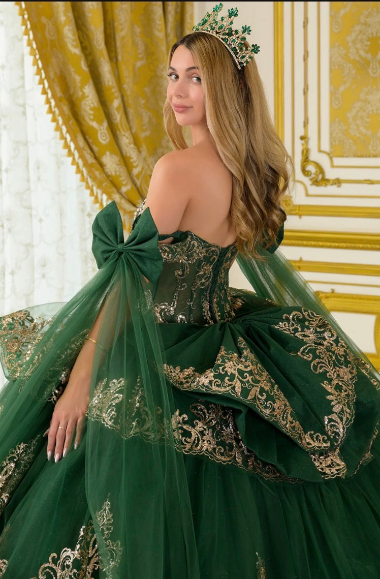 Embrace your fairytale moment in this stunning ball gown. GL3801 BY ELIZABETH K