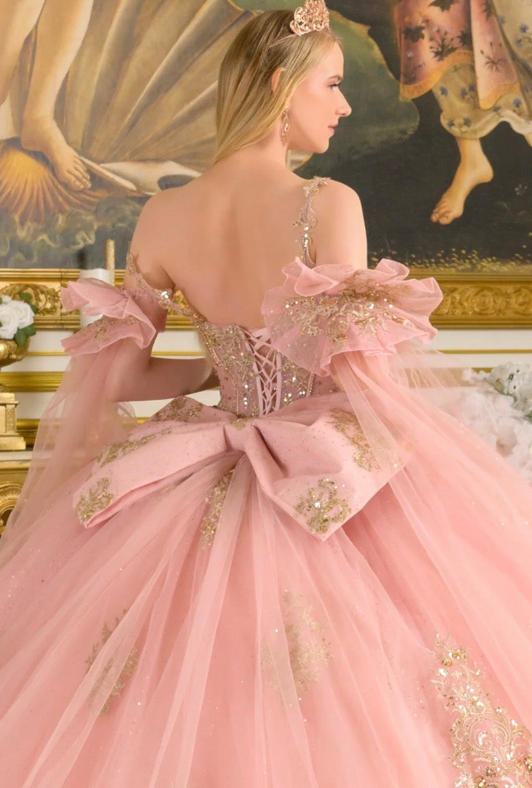 Show off in this dreamy quinceañera ball gown. GL3814 BY ELIZABETH K
