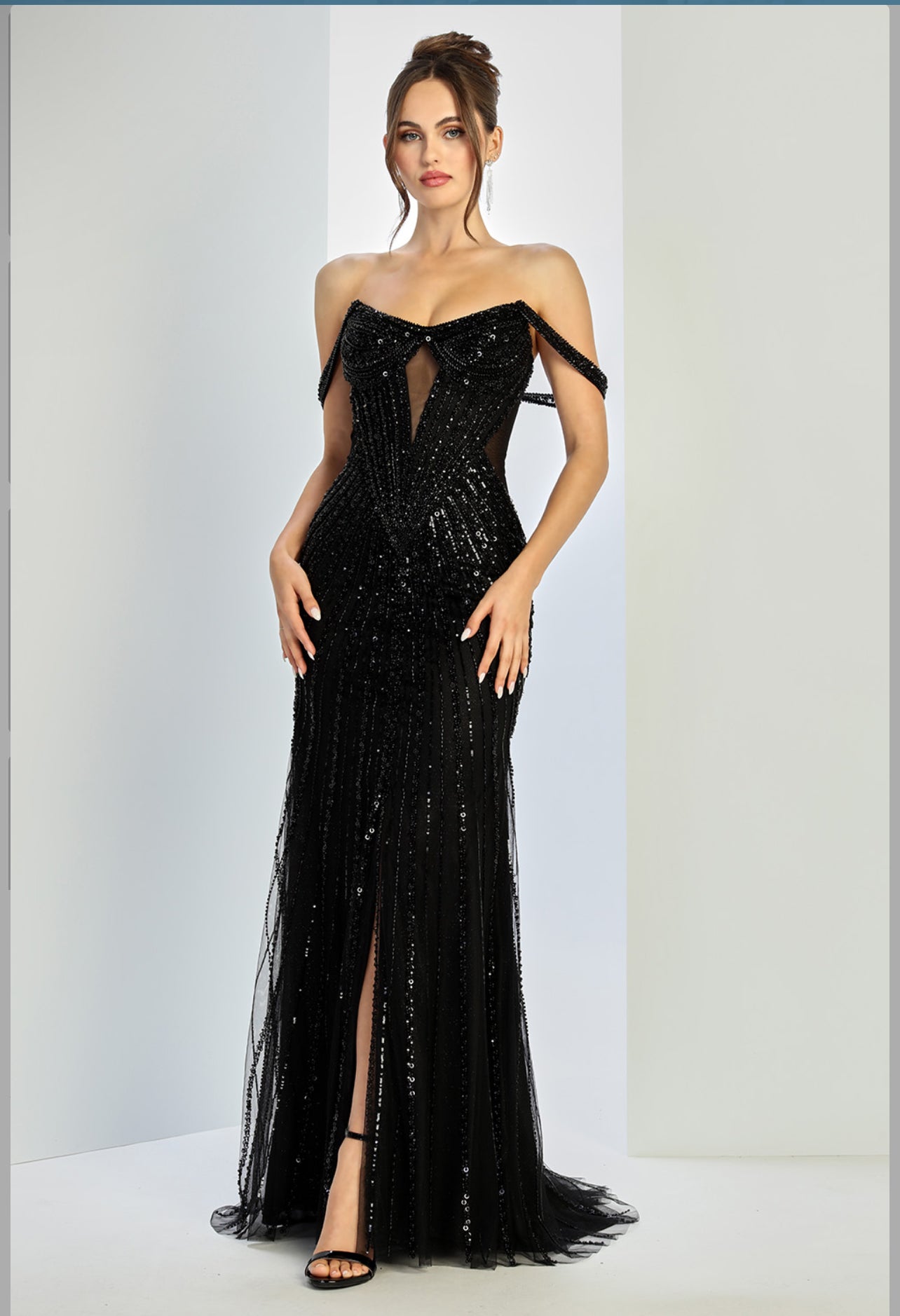 Beading beautiful dress, mermaid style. 3271 by ADORA DESIGN