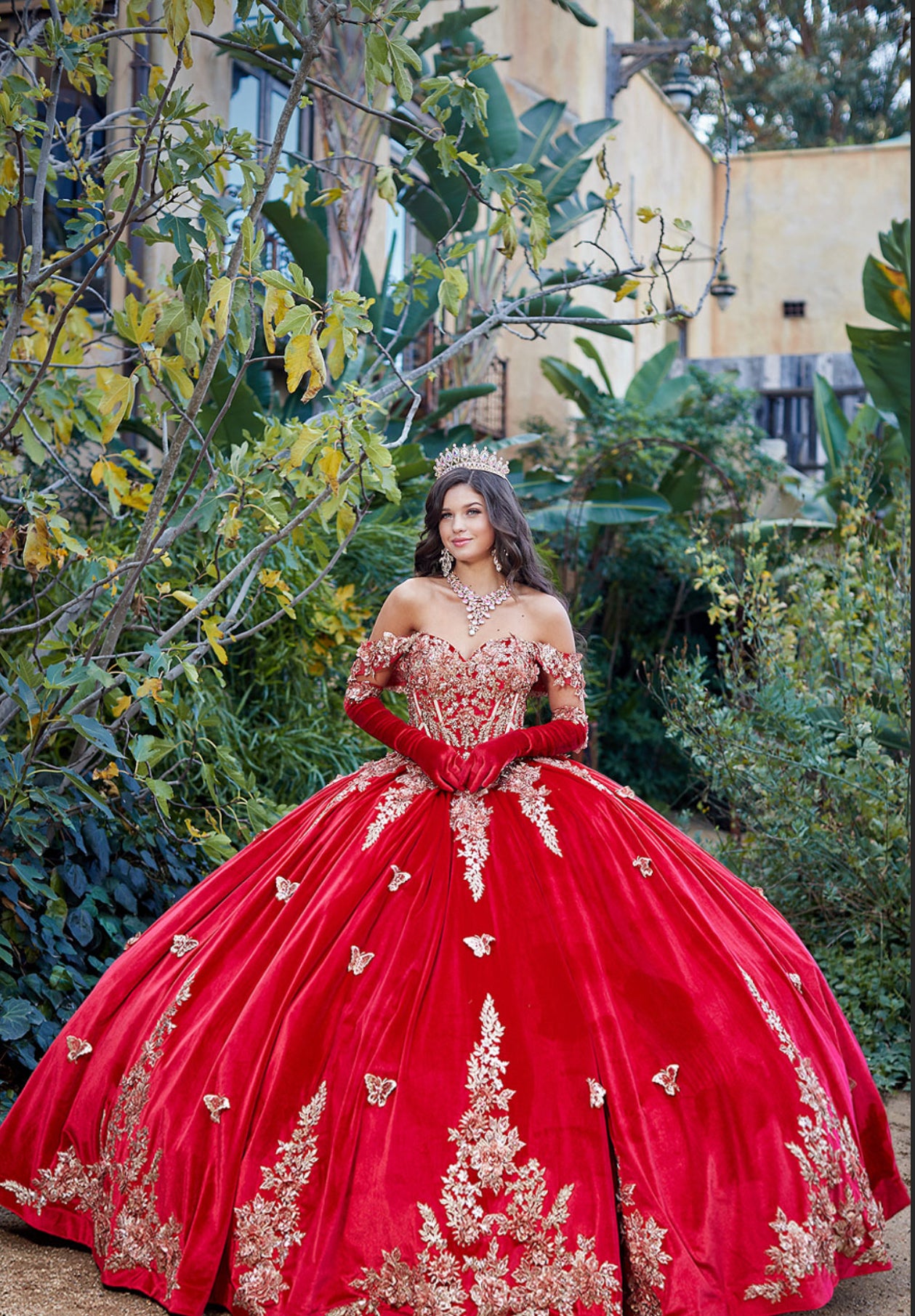 Velvet Dress. PQ1038 by Bella Couture