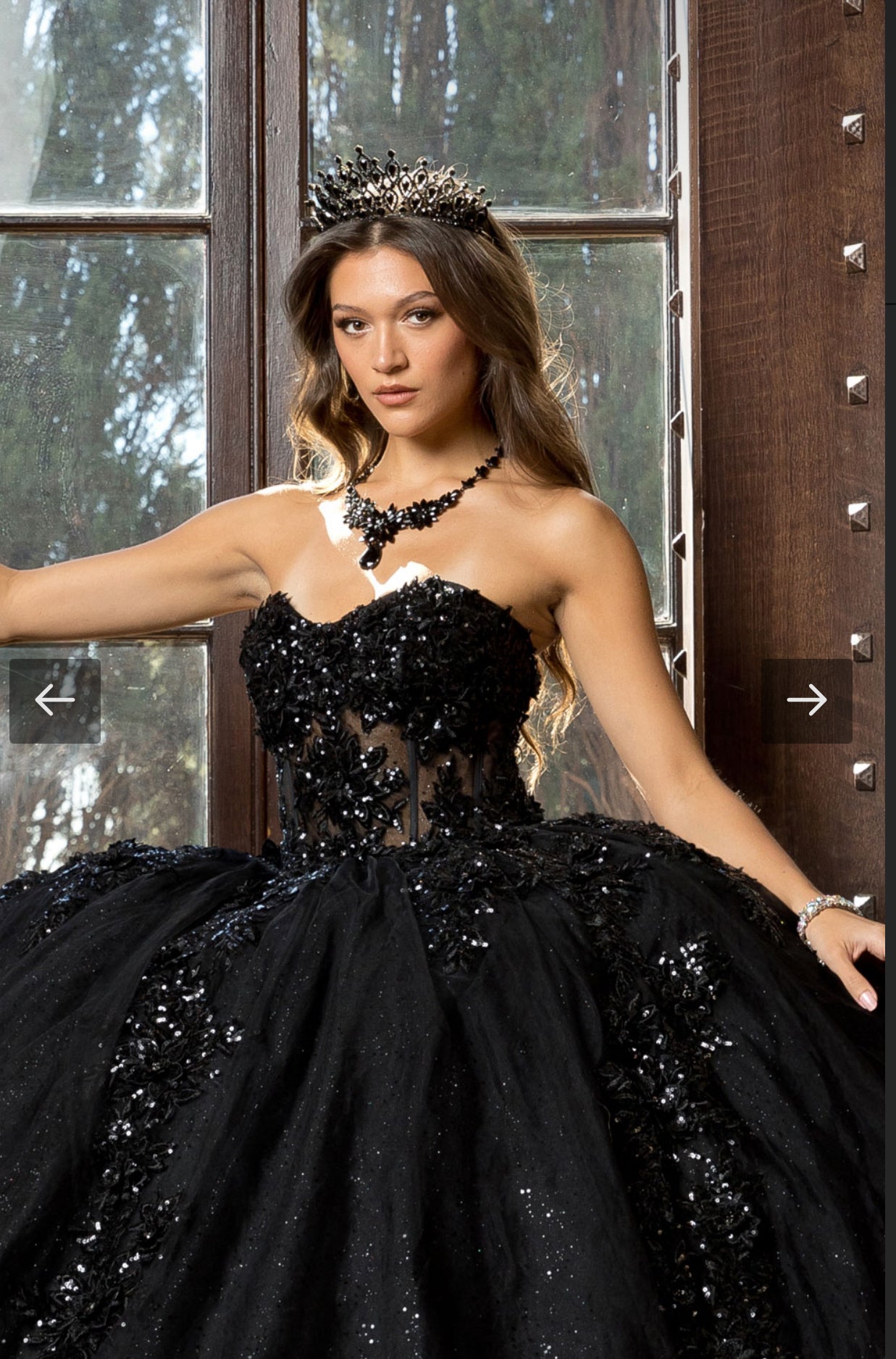 Detachable Sleeve, Sweetheart Neckline. PQ1070 by Bella Couture