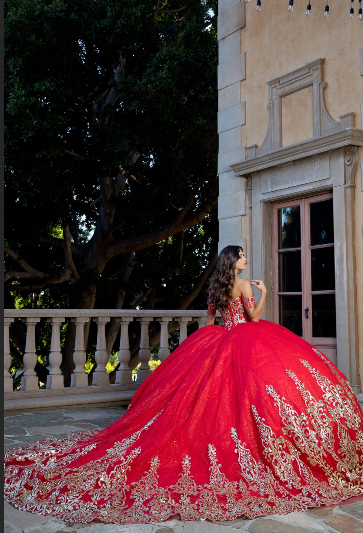 Whimsical Glitter Dress. PQ1065 by Bella Couture