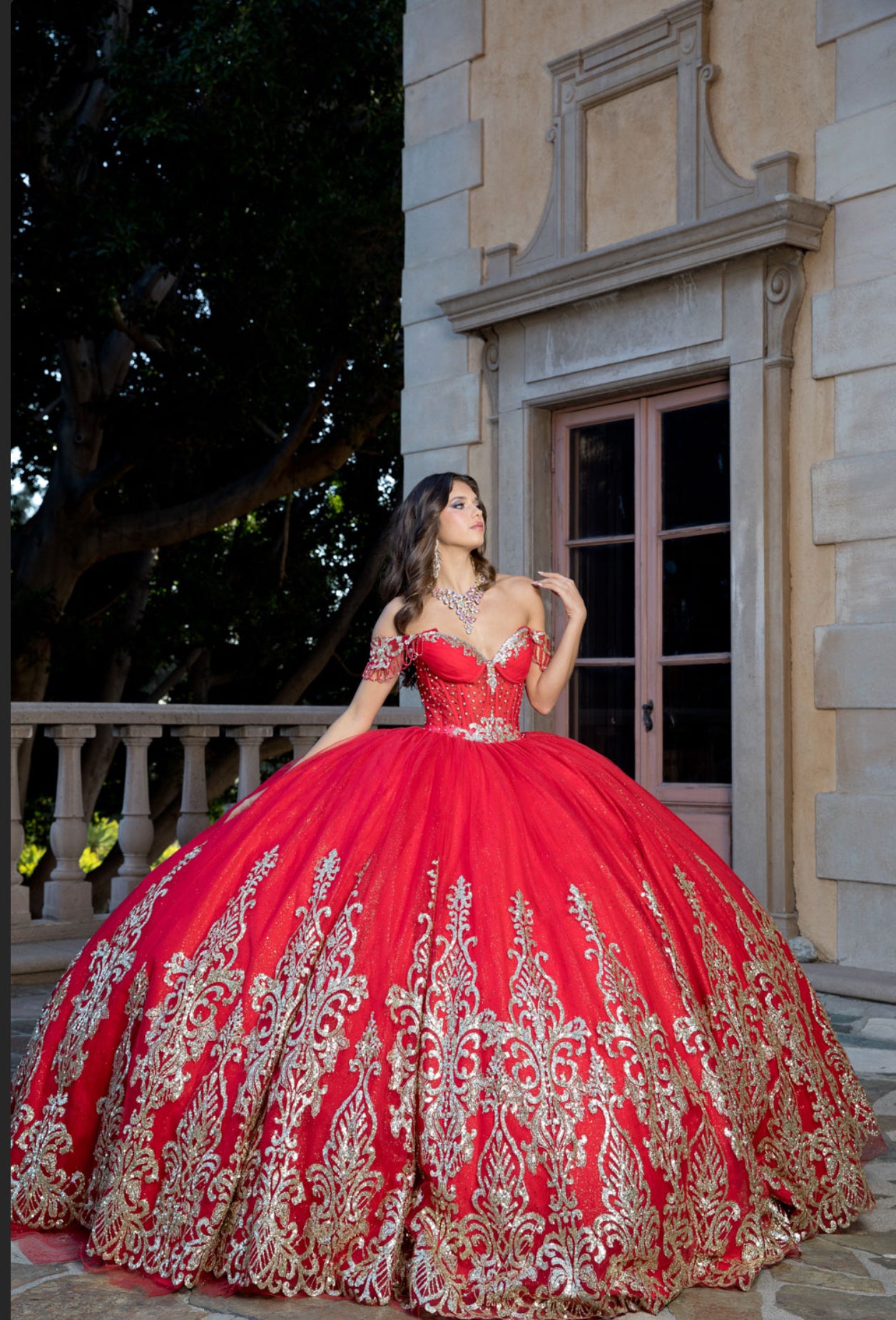 Whimsical Glitter Dress. PQ1065 by Bella Couture
