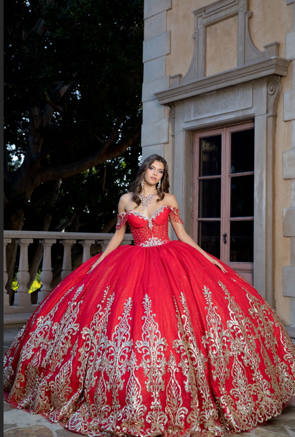 Whimsical Glitter Dress. PQ1065 by Bella Couture