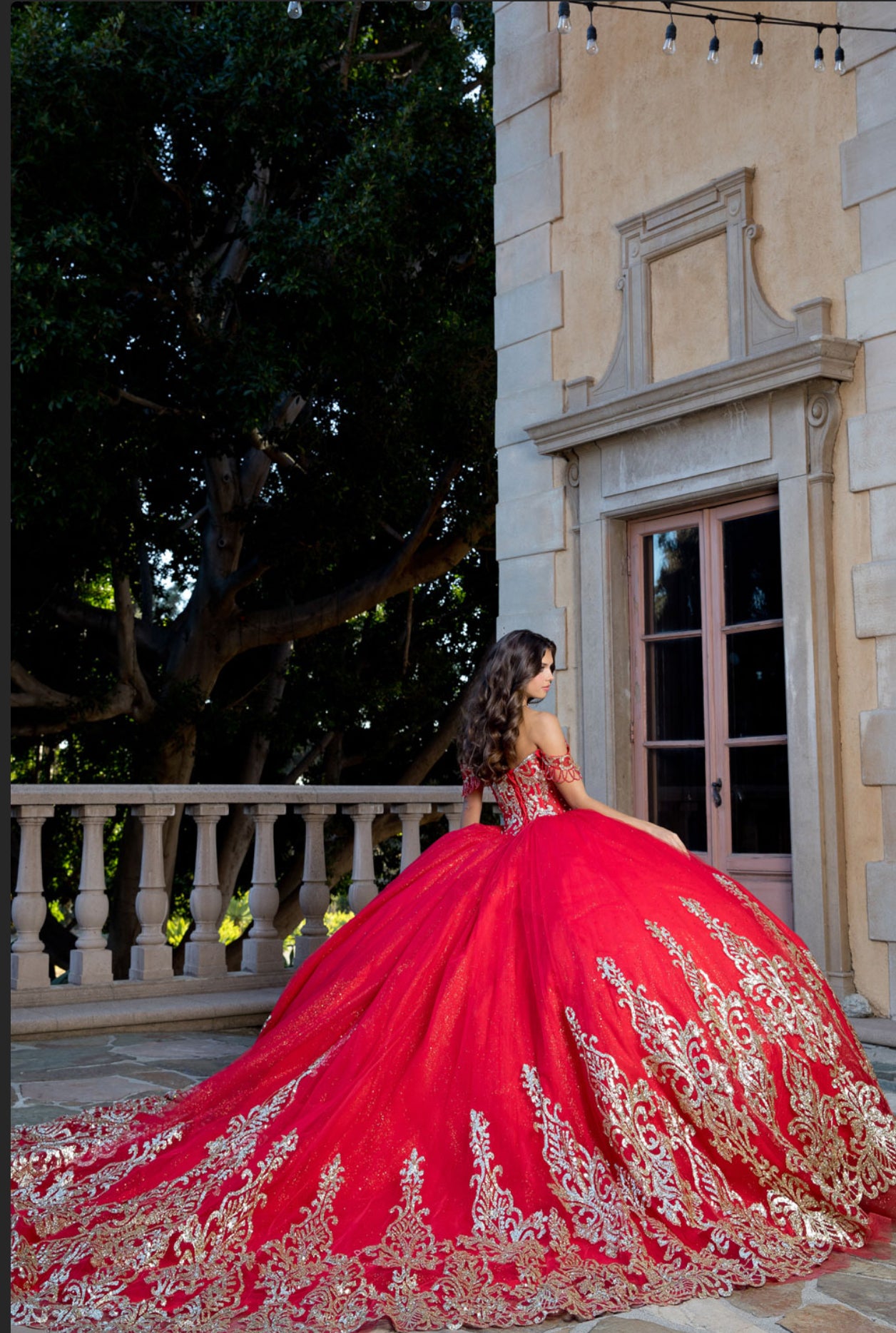 Whimsical Glitter Dress. PQ1065 by Bella Couture