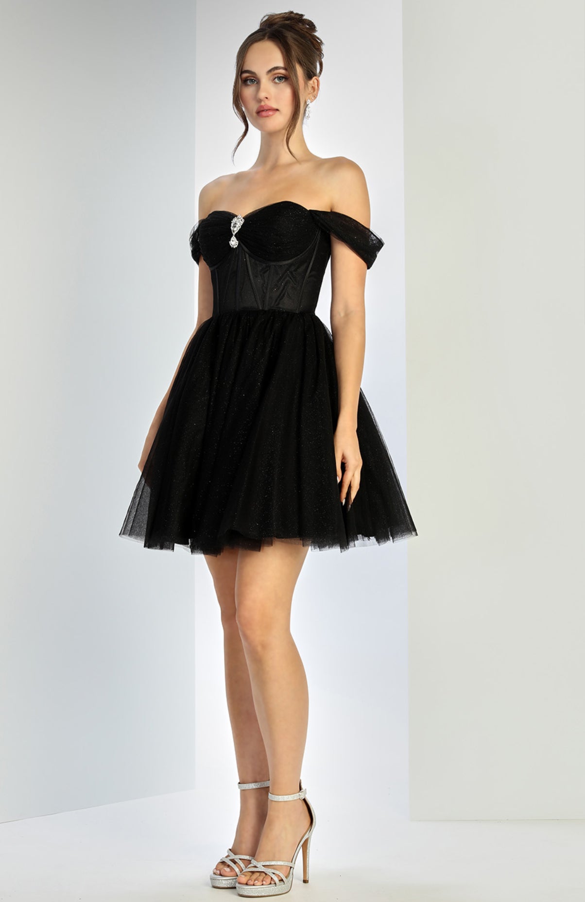 Glitter Embellishments with corset. 1060 BY ADORA DESIGN
