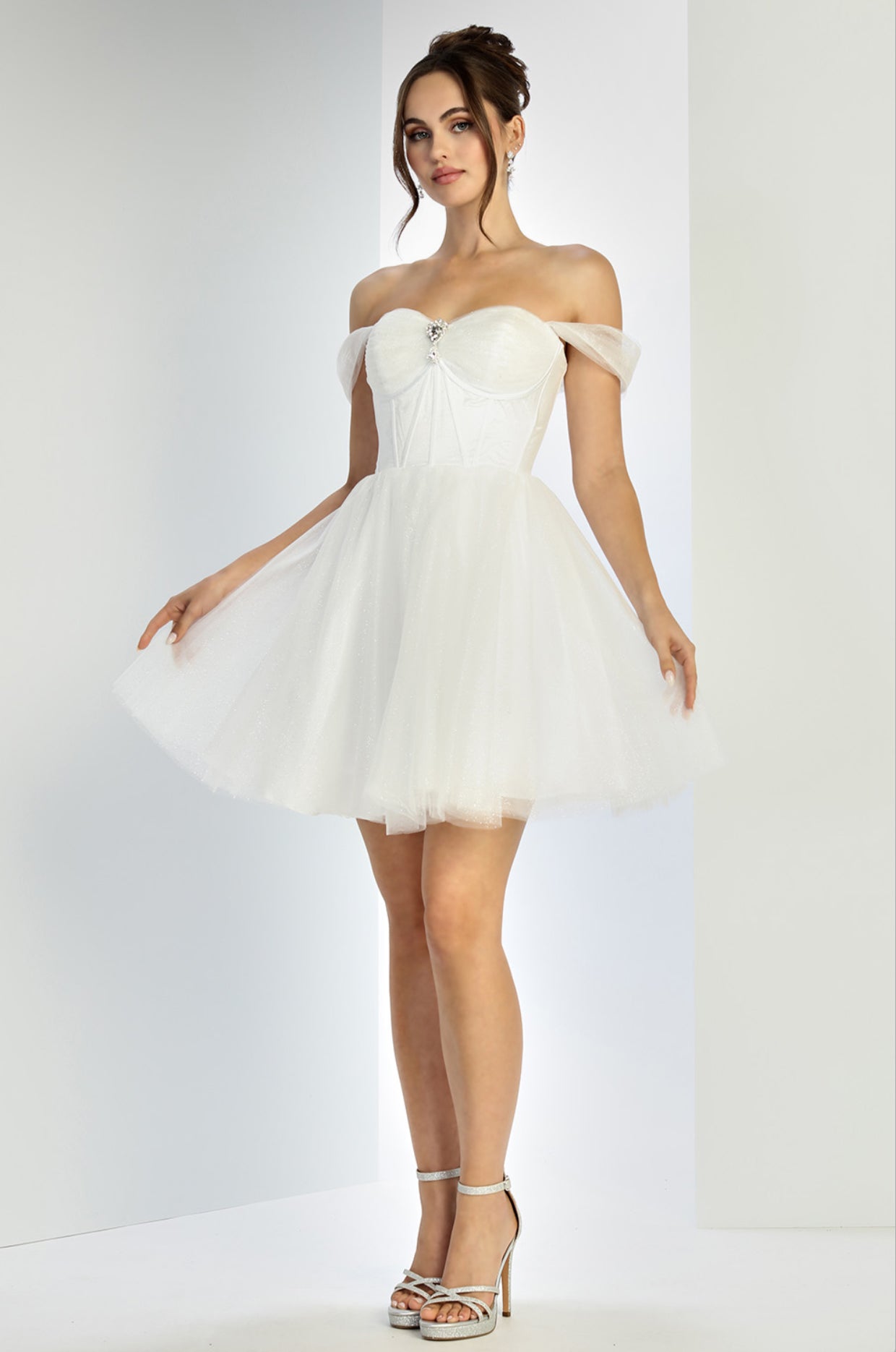 Glitter Embellishments with corset. 1060-01. BY ADORA DESIGN