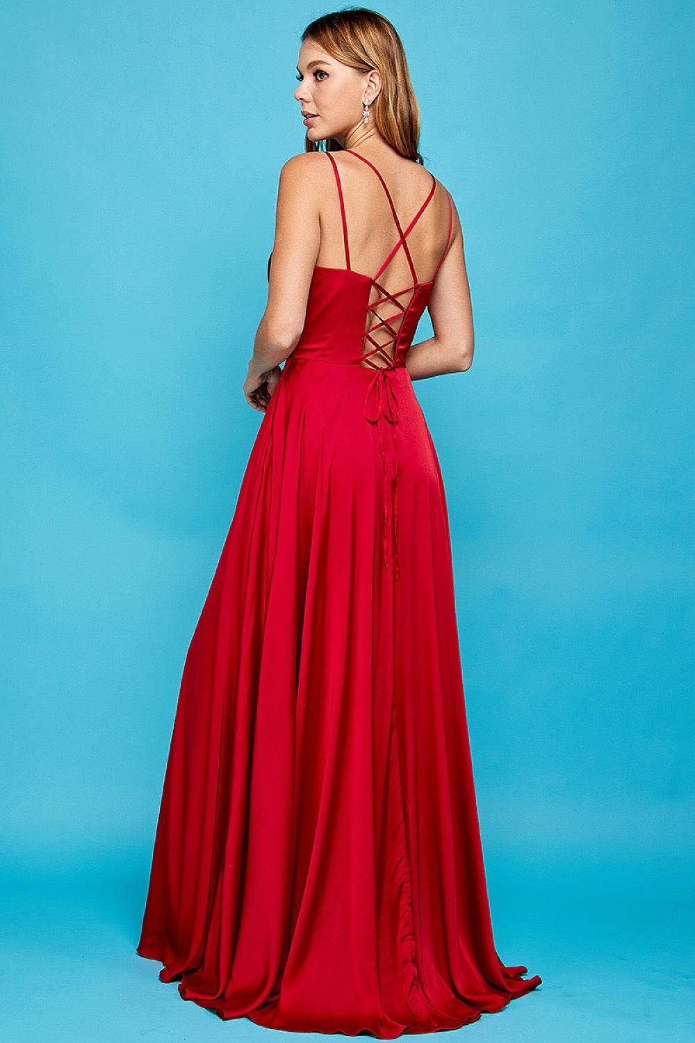 Beautiful dress for any occasion wedding, parties, gowns, satin corset and zipper sleeveless sweetheart 3013 BY ADORA DESIGN