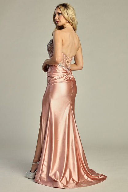 THE PERFECT DRESS FOR PROM OR ANY FORMAL OCCASION 7995L BY LET'S CORPORATION