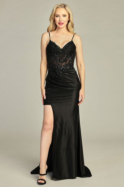 THIS DRESS PERFECT FOR PROM OR ANY OCCASION 7987L BY LET'S