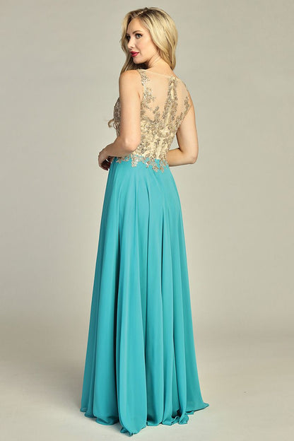 The perfect dress for any occasion. Evening Dress, Wedding Dress, Prom Dress, Cocktail Dress and Mother of the Bride. 7986K BY LET'S CORPORATION