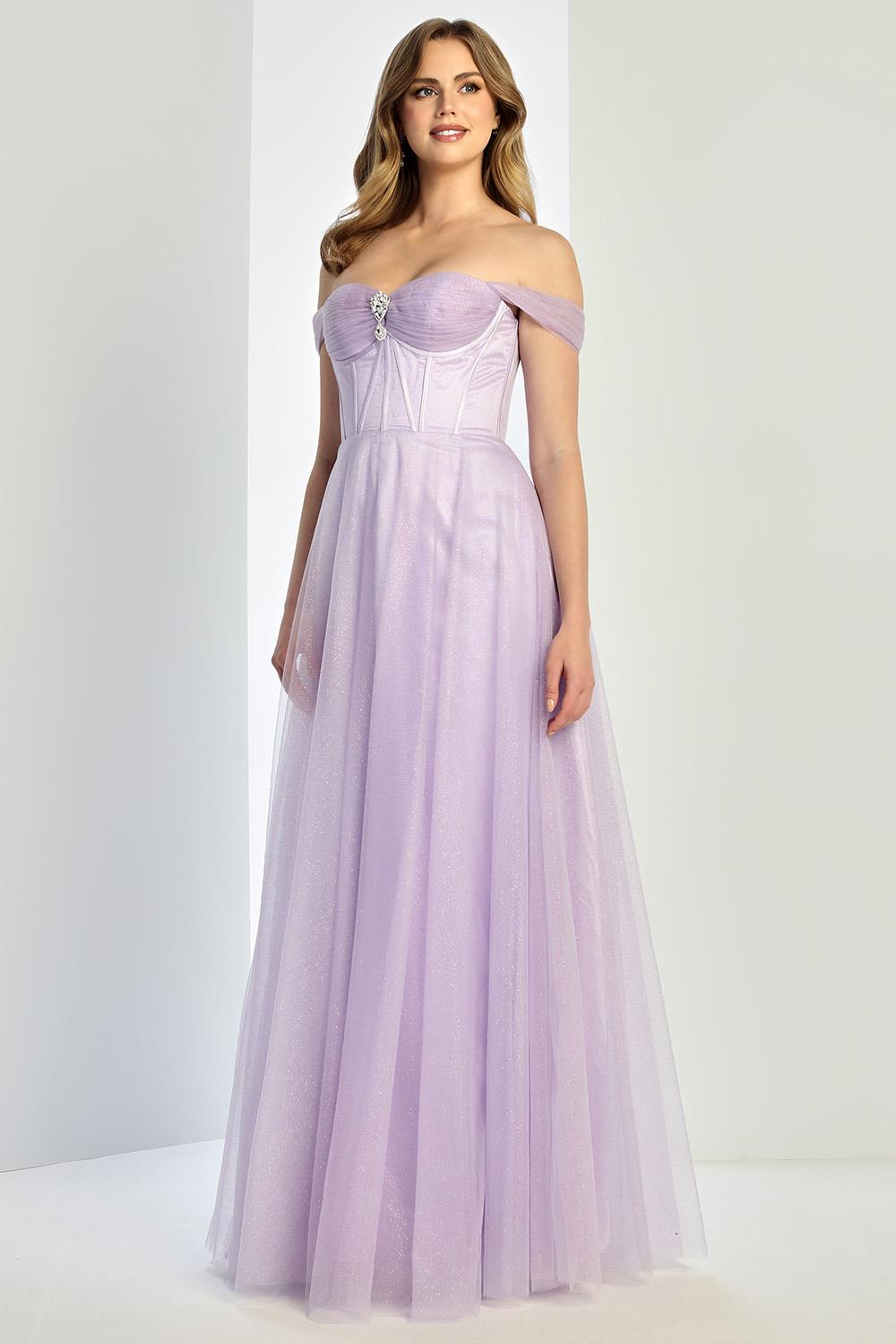 Beautiful dress with tulle fabrics for your special occasion 3244 BY ADORA DESING