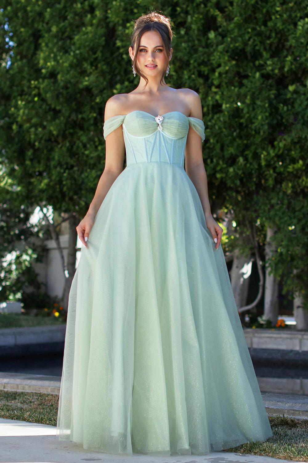 Beautiful dress with tulle fabrics for your special occasion 3244 BY ADORA DESING