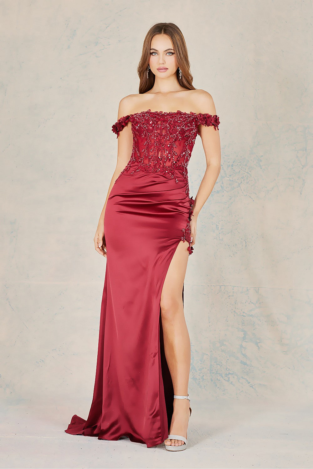 This dress will have you feeling like the belle of the ball, captivating attention with every step you take. 3132 BY ADORA DESIGN
