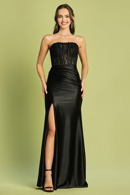 This dress ensures you’ll make an unforgettable entrance. 3184 BY ADORA DESIGN