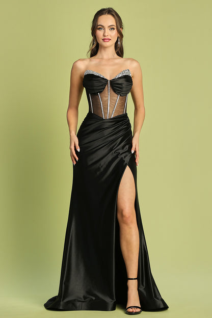 This floor-length gown is designed to make you feel stunning and poised throughout the evening. 3197 BY ADORA DESING