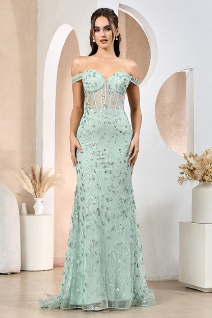 This fitted dress features a shimmering sequin print 3198 BY ADORA DESIGN